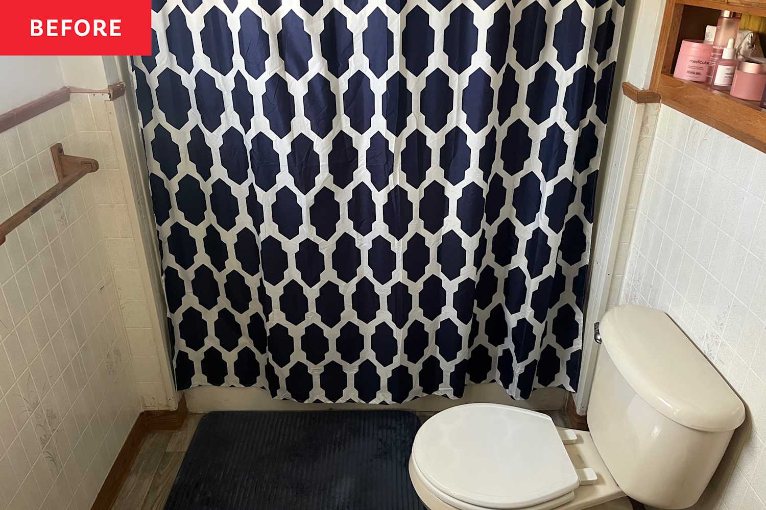 I put a tea kettle in my bathroom, and it's the cutest storage trick I ...