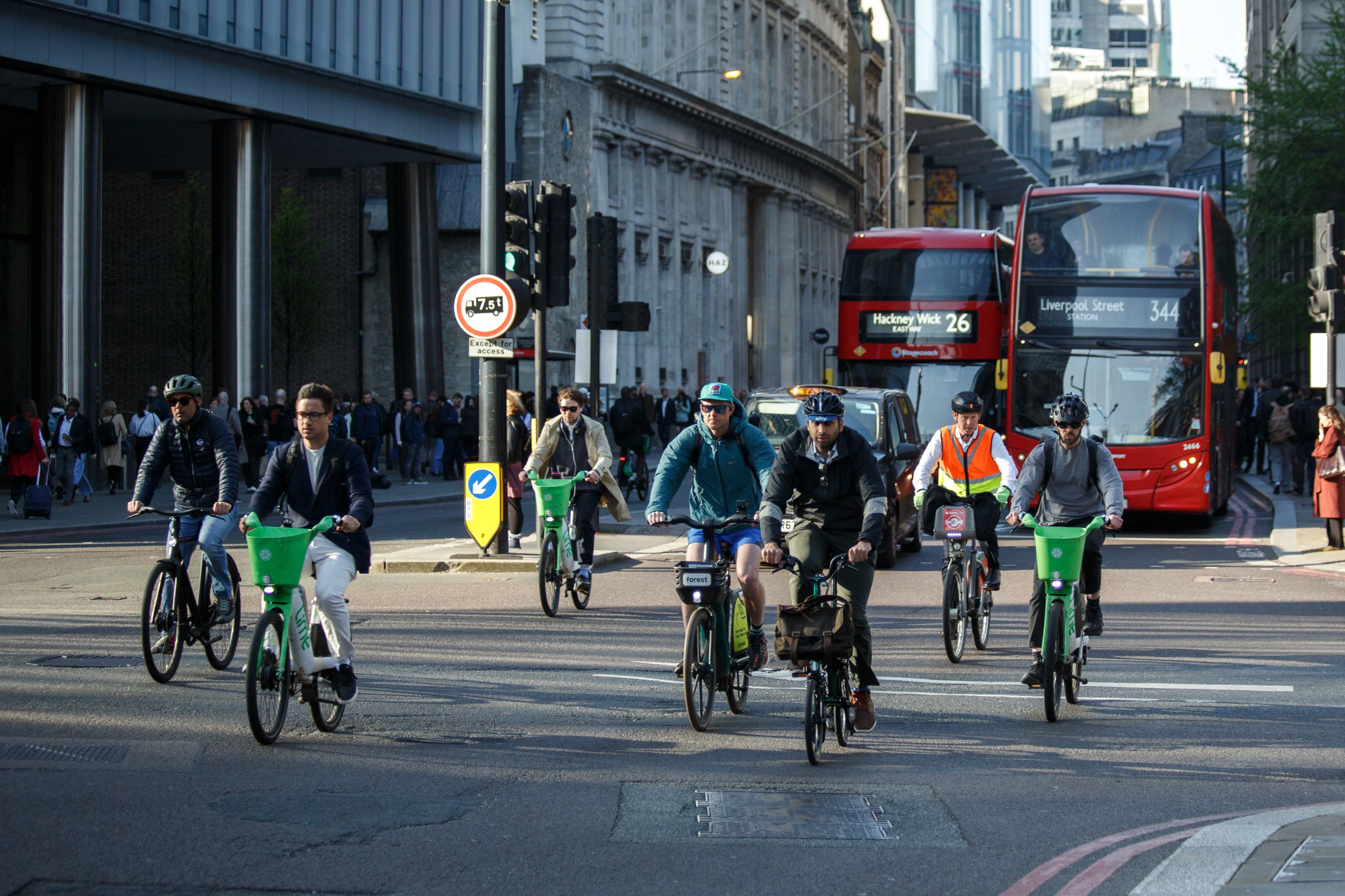 Crashes involving bikes surge during London Tube strikes