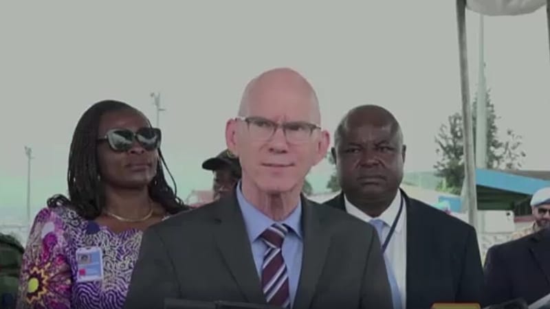 Visite du chef de la MONUSCO à Goma dans l'Est de la RDC