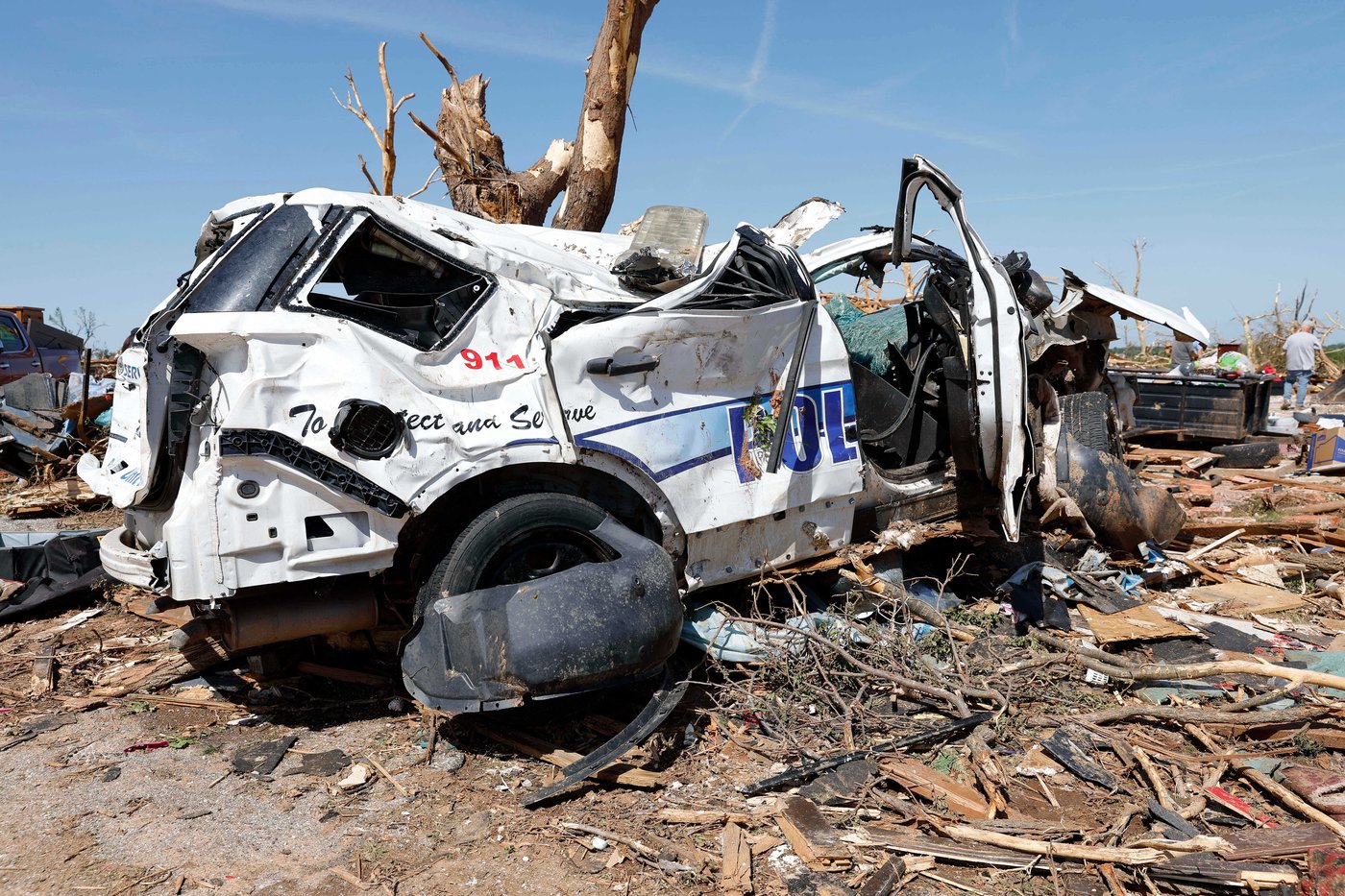 Photos show tornado damage that ripped through Oklahoma