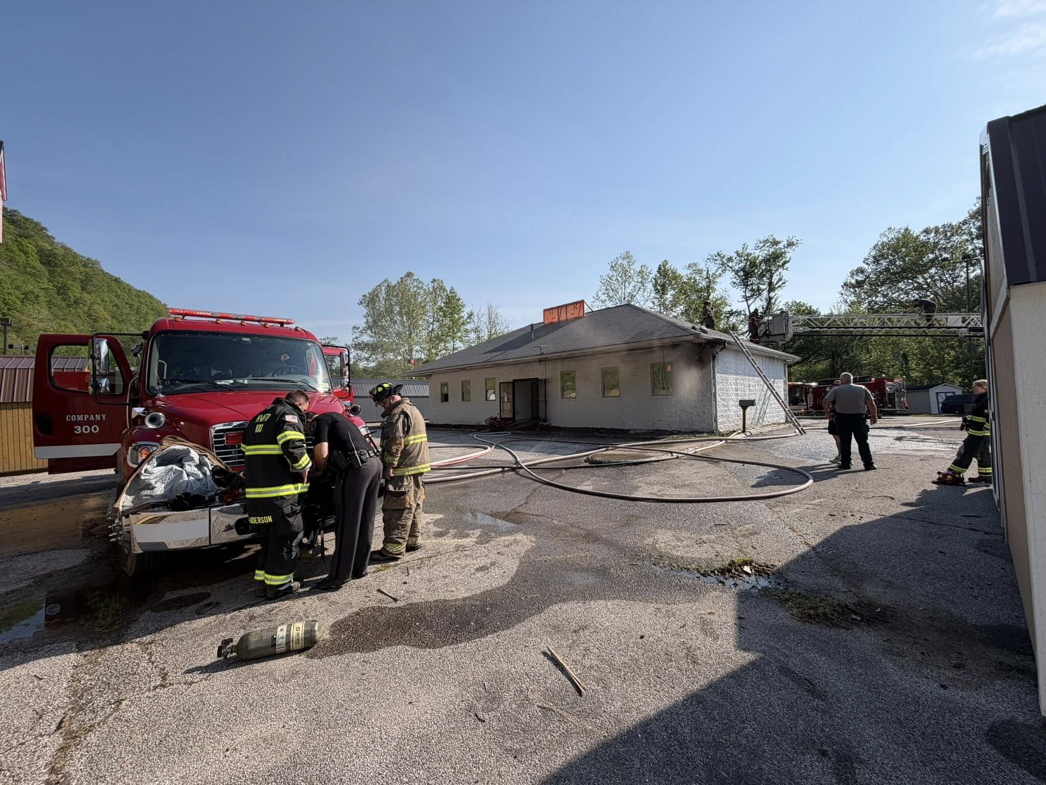 Crews respond to structure fire