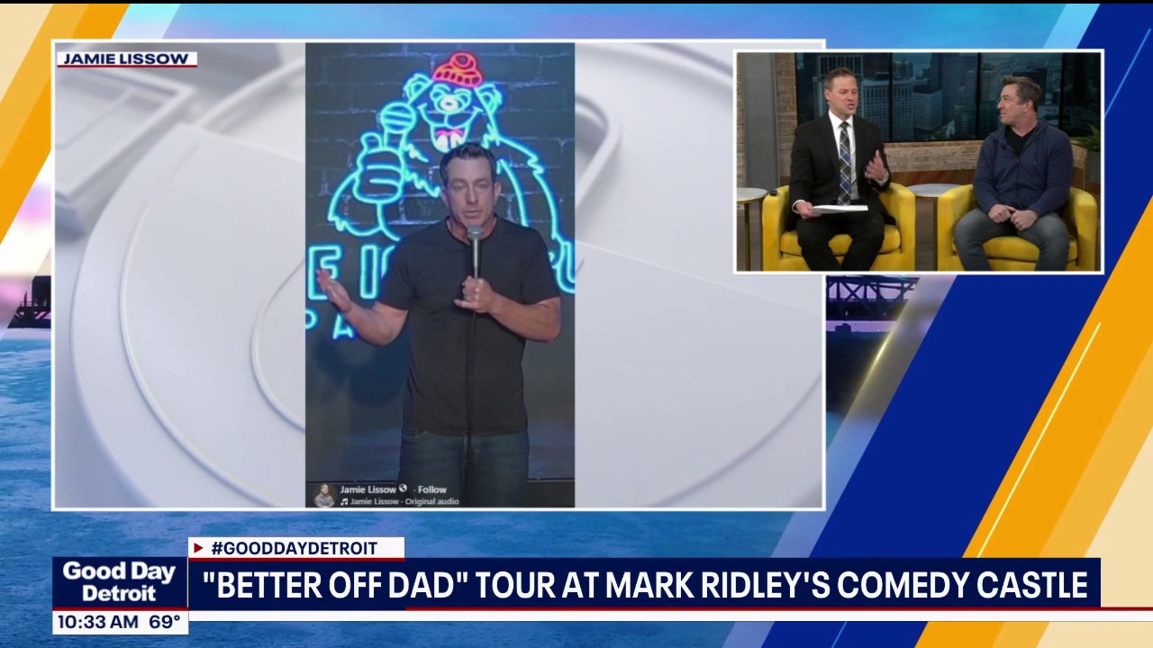 Jamie Lissow's Better Off Dad tour comes to Mark Ridley's Comedy Castle ...