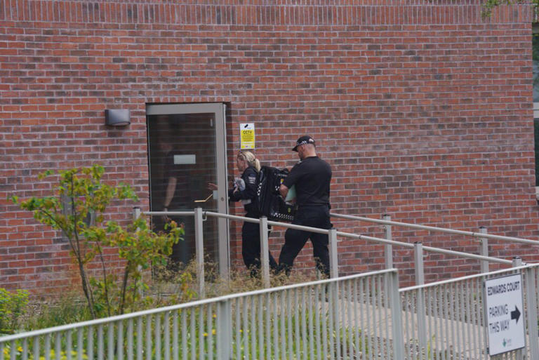 Man in his 90s arrested on suspicion of murder after woman found dead ...