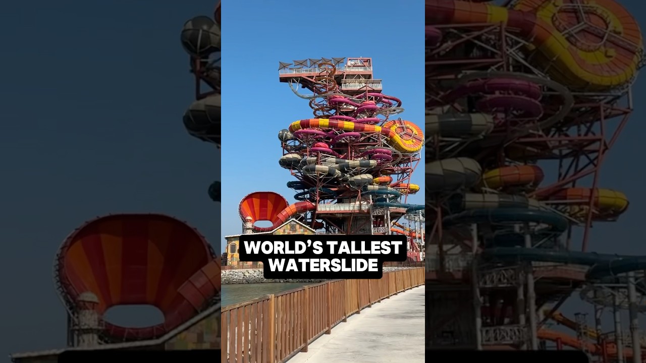 The ultimate rush at the world's tallest waterslide!