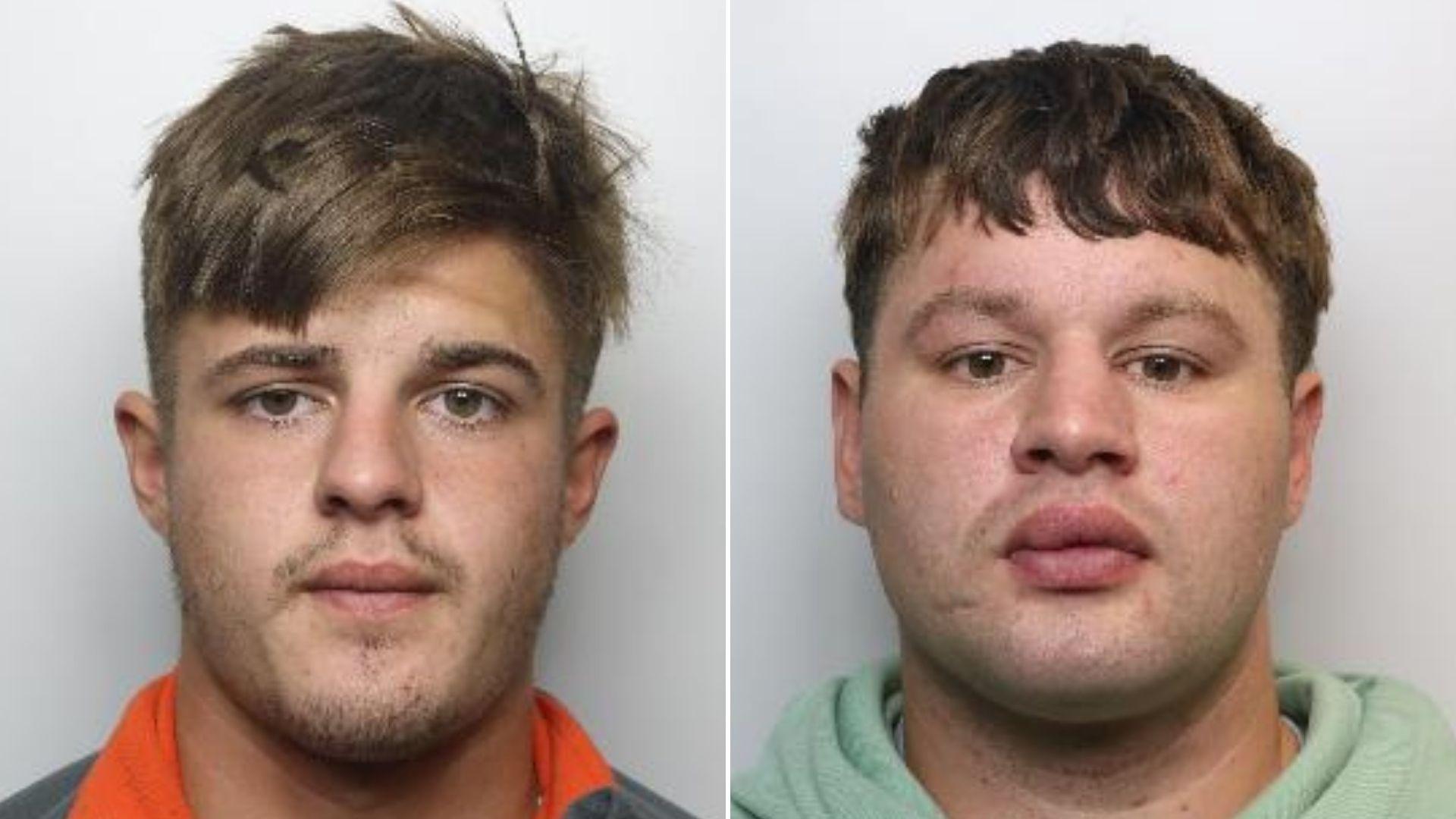 Micko Allcock, left, and Jesse Nicholson-Allcock have both been jailed