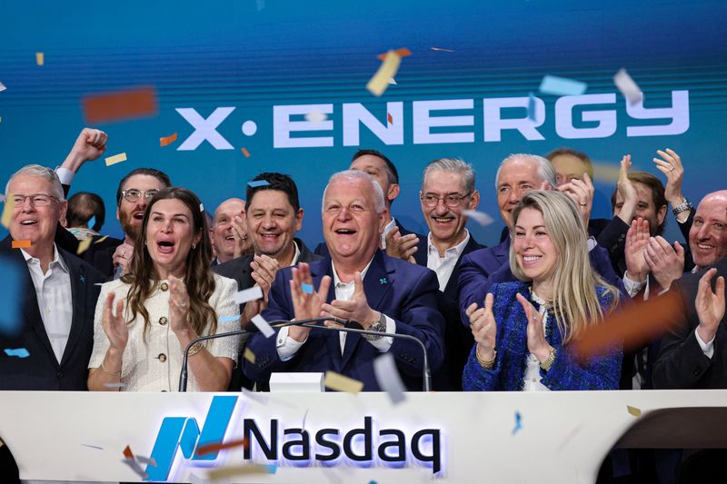 Nuclear reactor developer X-Energy, holds IPO at Nasdaq Market in New York