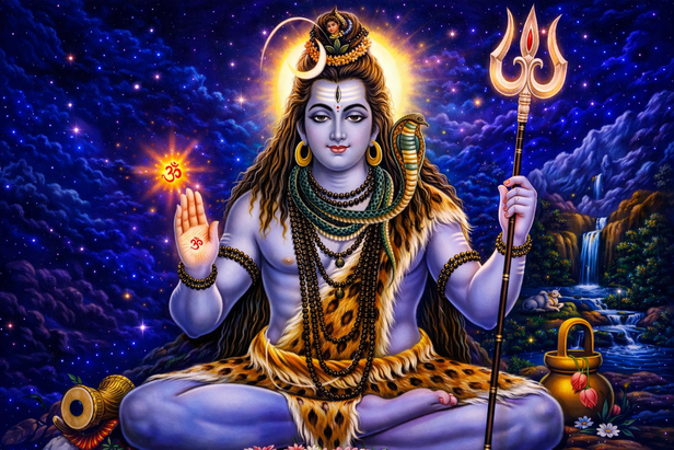 Why the most powerful god Shiva sits on a tiger skin and not golden throne