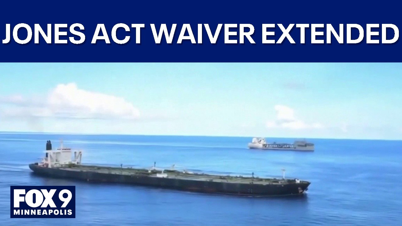 Trump extends Jones Act waiver amid Iran war