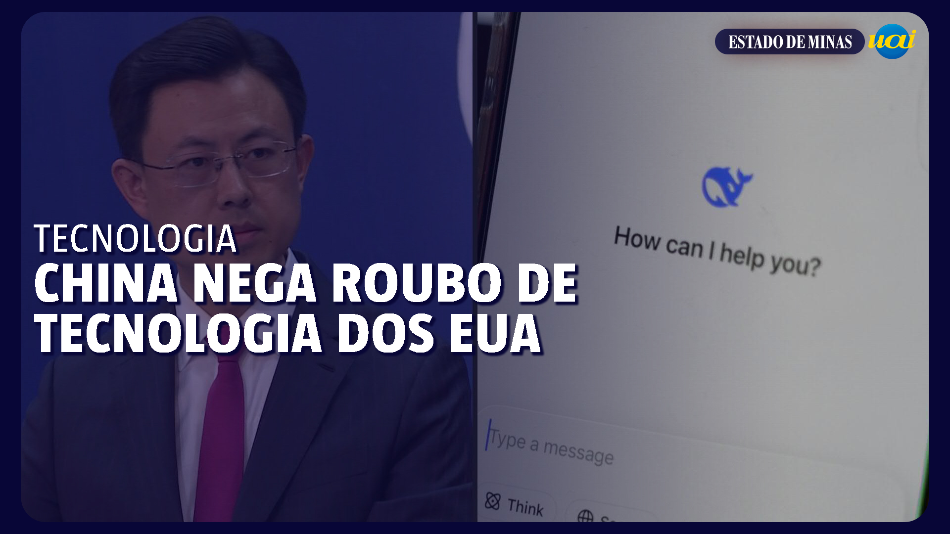China chama acusações de obtenção ilegal de IA americana de “infundadas”