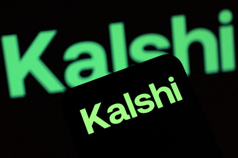 Illustration shows Kalshi logo