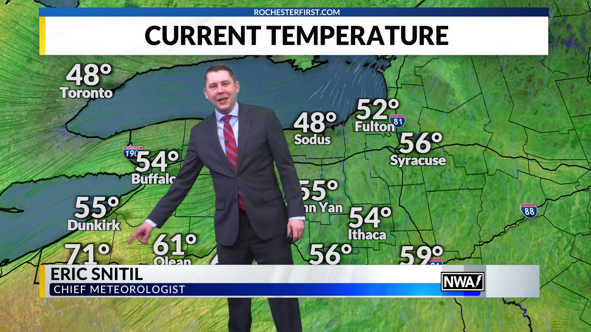 Rochester's Friday evening weather forecast