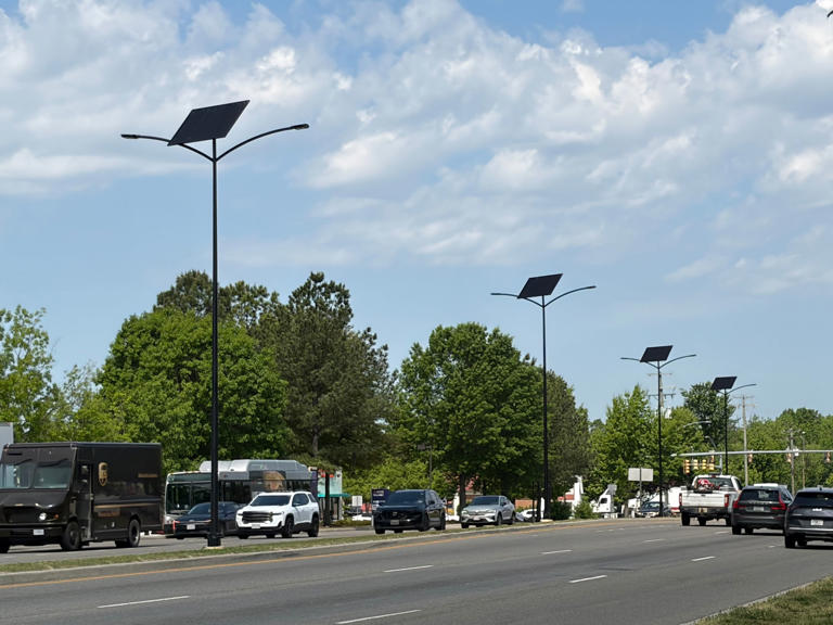 Henrico installs solar-powered lights on Laburnum Avenue to improve ...