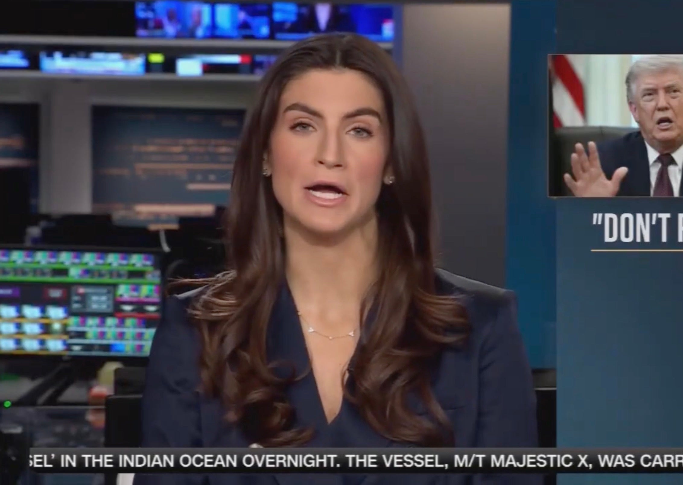 Kaitlan Collins on Trump's Iran War timeline claims. (Photo: