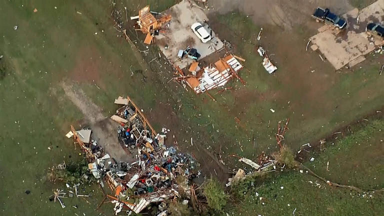 Enid, Oklahoma, surveys damage after massive tornado tears through city