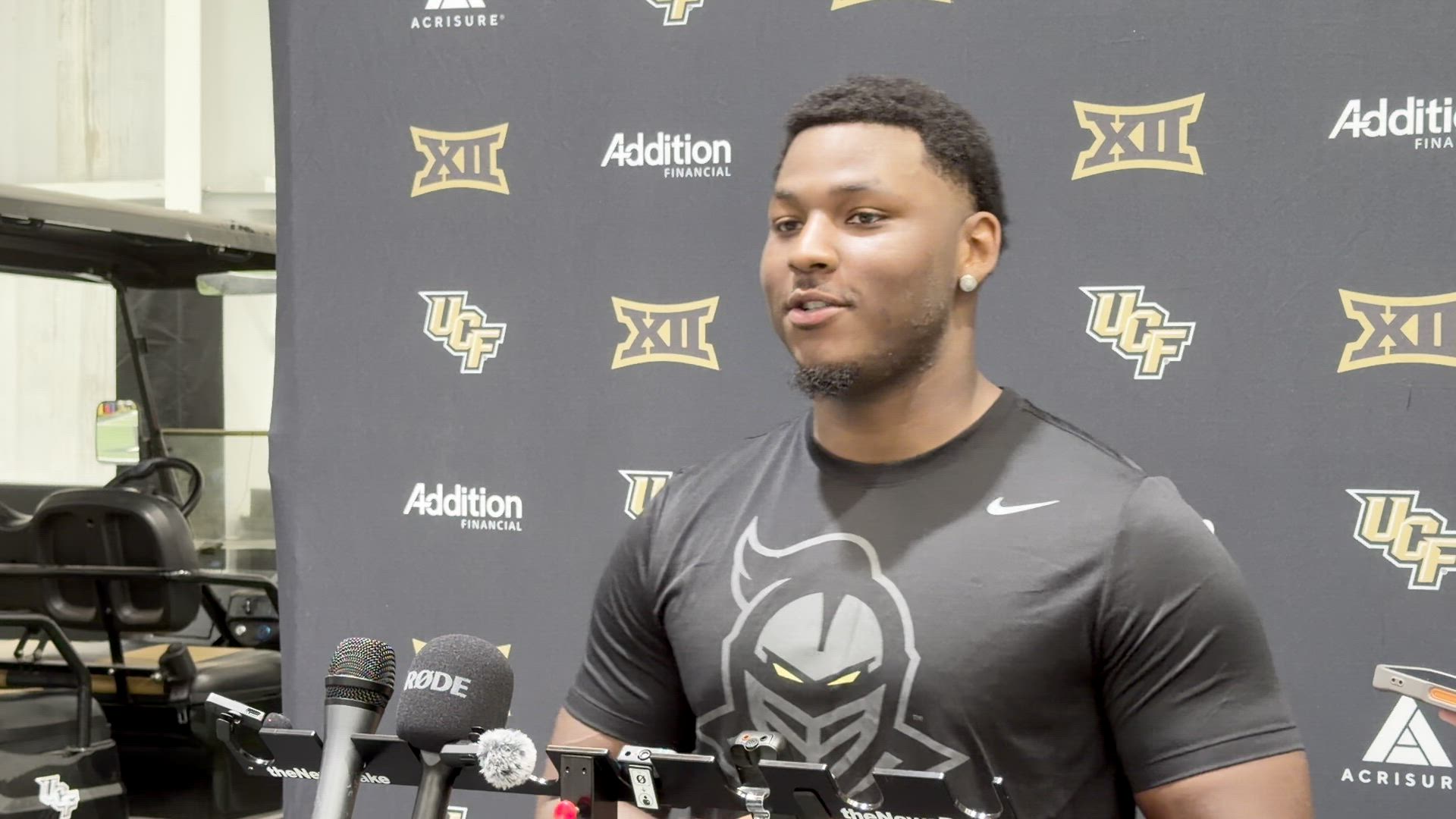 UCF running back Landen Chambers discusses transfer to FBS level
