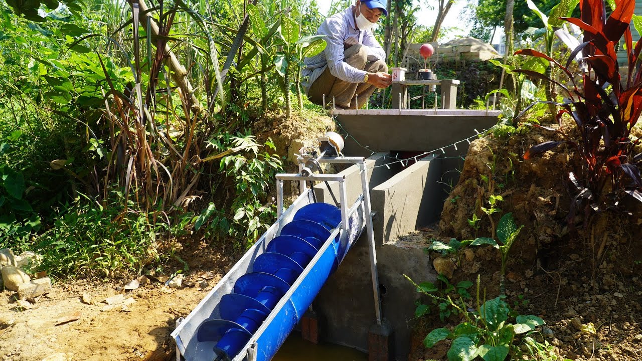 Easy mini hydro electricity project