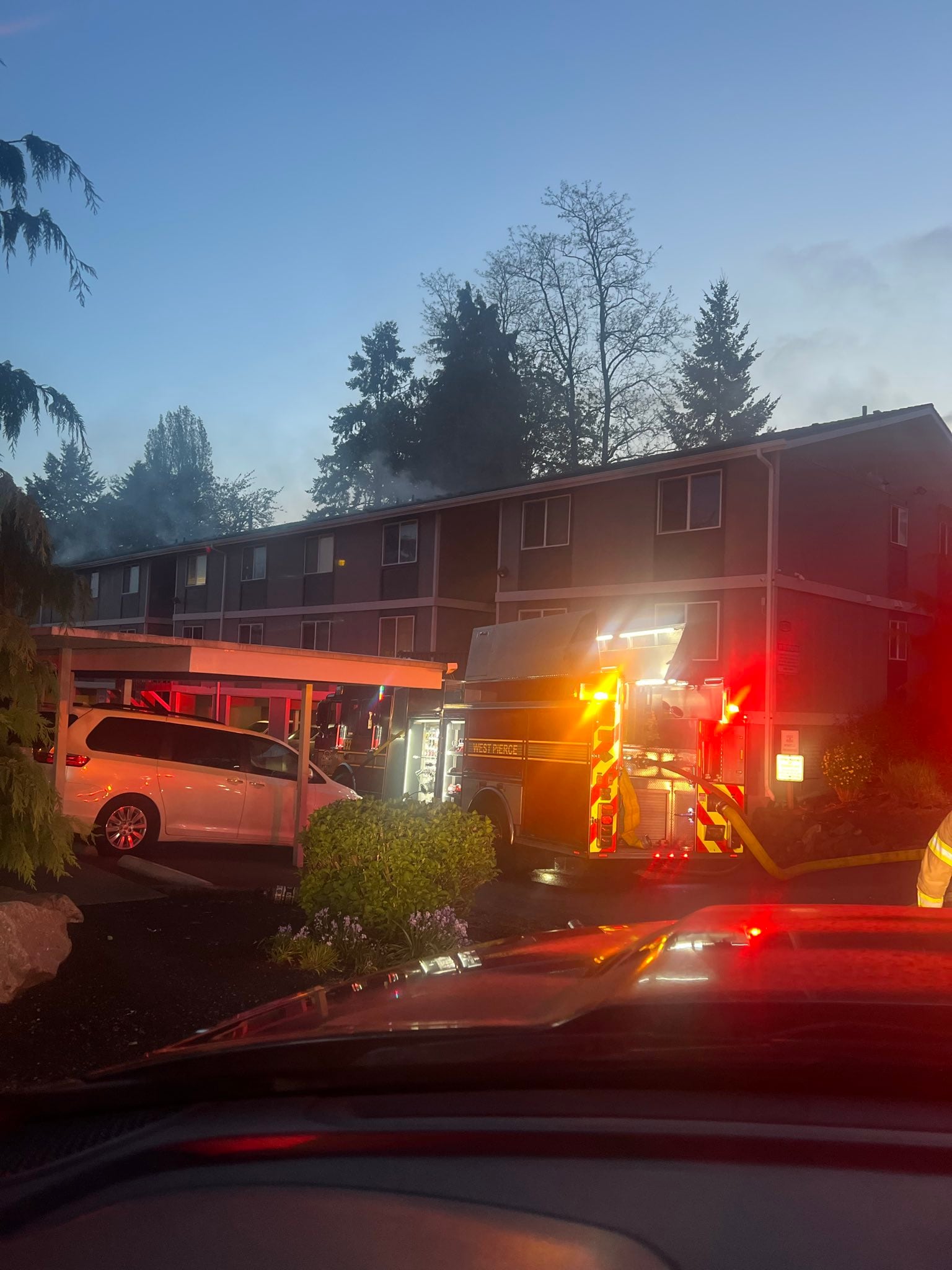 Residents displaced after University Place apartment fire