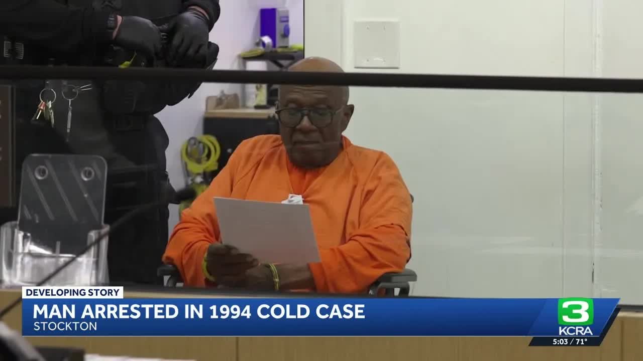 80-year-old Stockton man arrested in 1994 double murder cold case