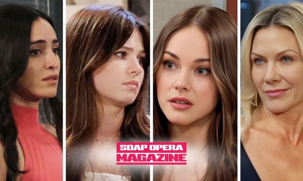Days weekly spoilers! Stephanie Johnson's marriage gets torched by Joy,  Kristen DiMera plots revenge, and Gabi says yes