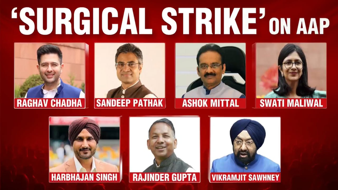Setback for AAP as 7 Rajya Sabha MPs announce switch to BJP