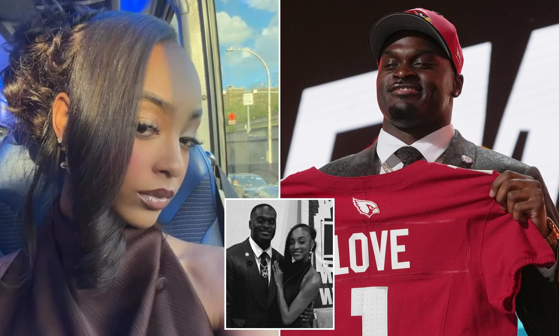 Star running back's stunning girlfriend gifts fans behind-the-scenes ...