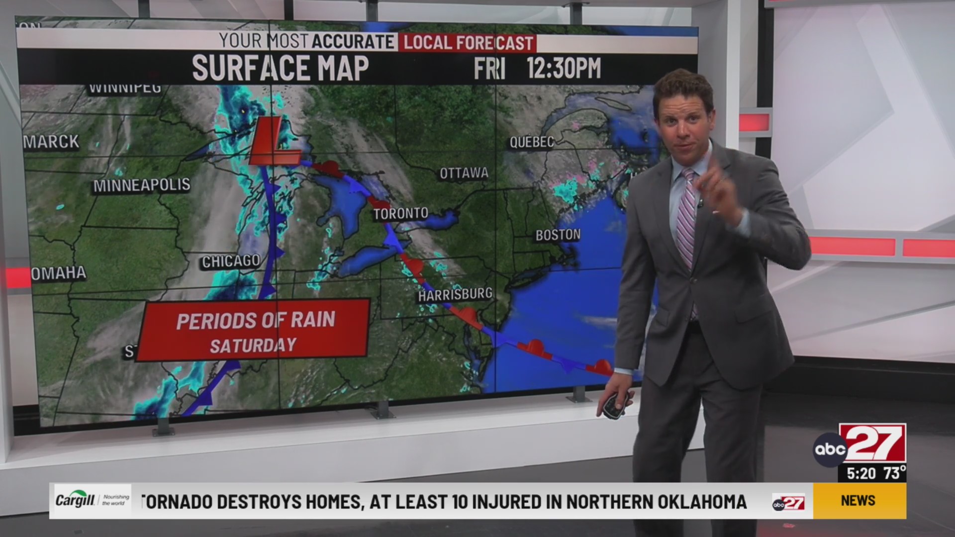 Saturday rain update with meteorologist Eric Finkenbinder