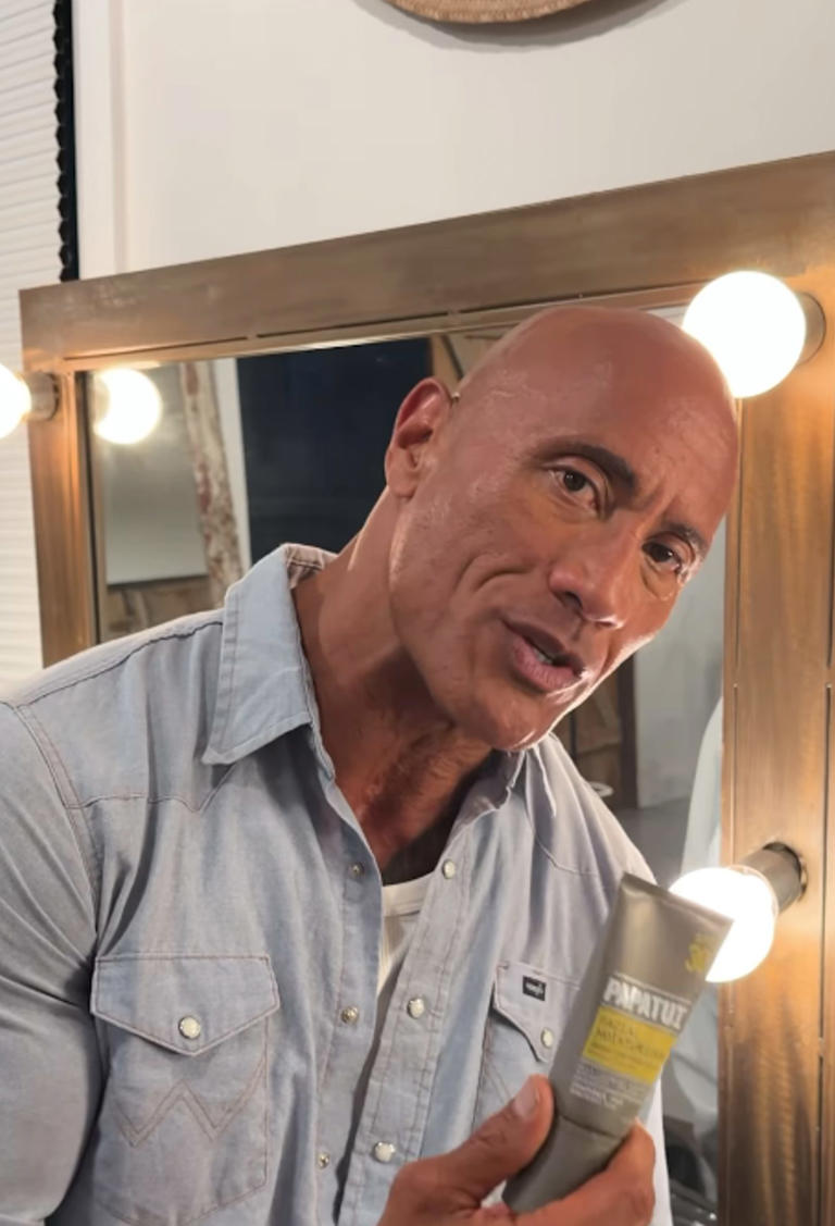 Dwayne 'The Rock' Johnson wants men to stop skipping sunscreen — so he ...