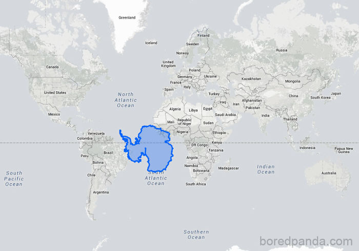 30 Real World Maps That Show The True Size Of Countries