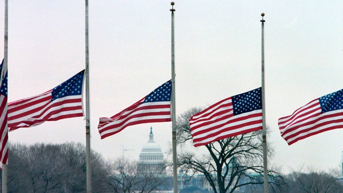 Why are US flags in Hawaii, West Virginia and Oklahoma flying at half ...