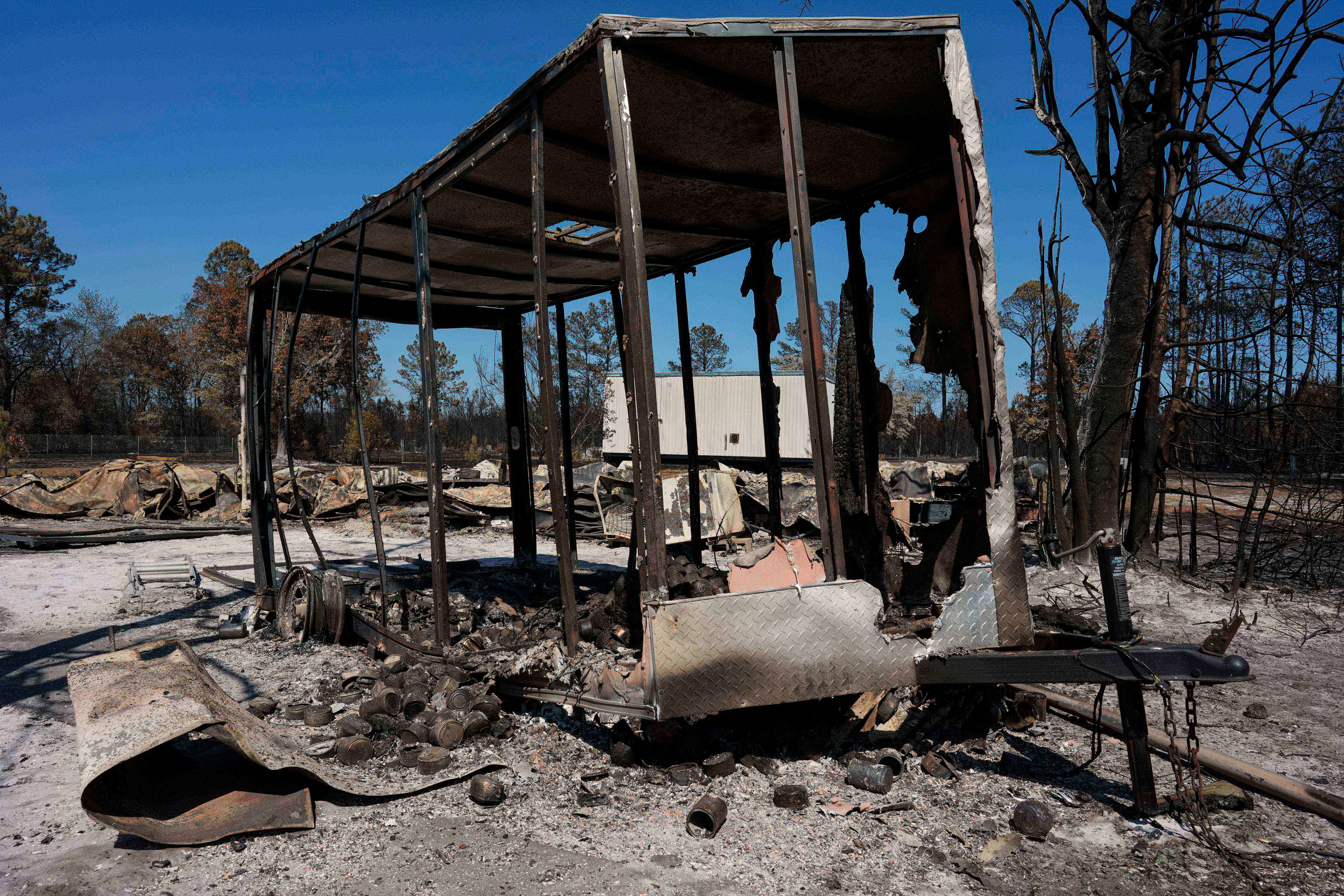 A balloon sparked one of the massive wildfires in South Georgia
