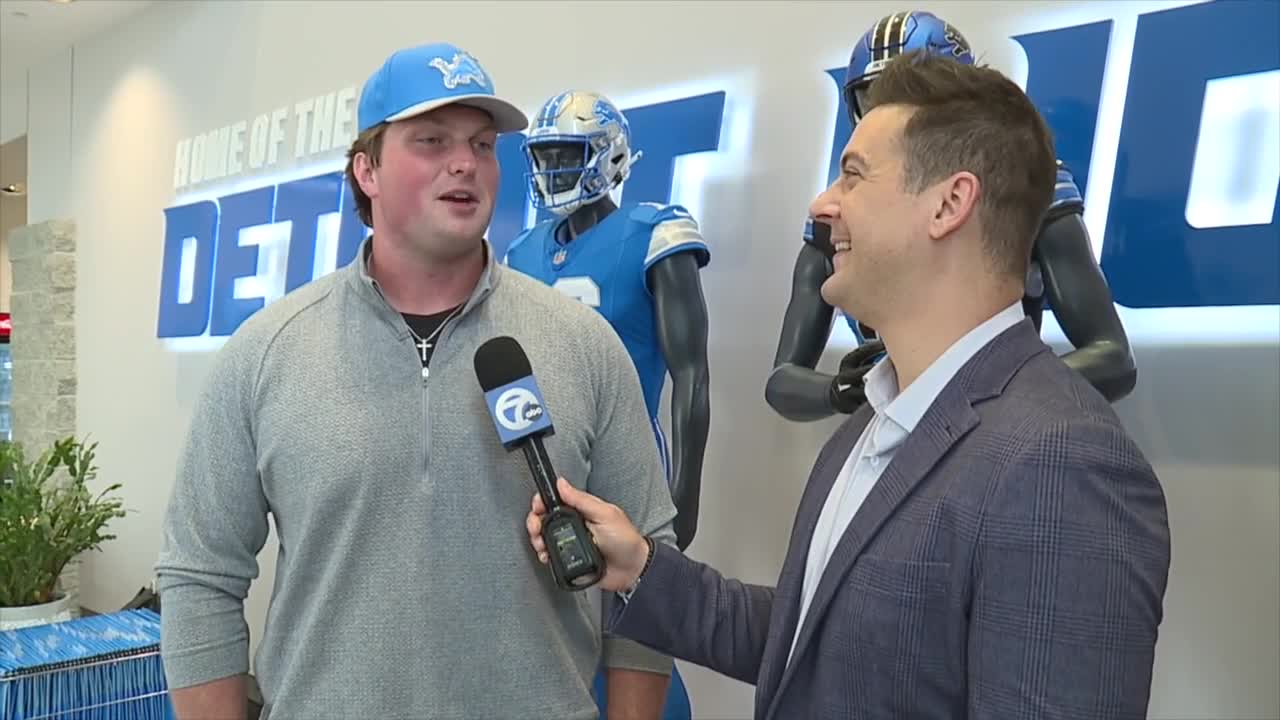 Interview: Lions first-rounder Blake Miller watched Dan Campbell clips ...