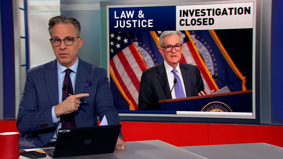 DOJ drops criminal probe of Federal Reserve Chair Jerome Powell
