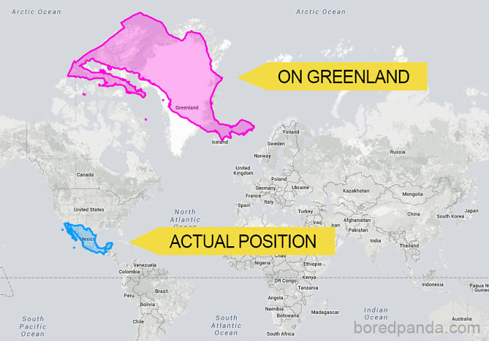 30 Real World Maps That Show The True Size Of Countries