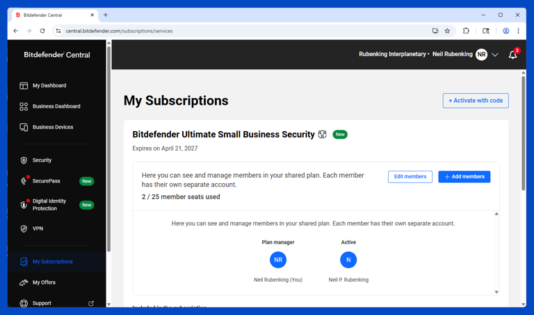 Bitdefender Ultimate Small Business Security