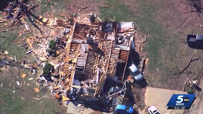 Dozens of homes damaged, injuries reported from EF-4 Enid tornado