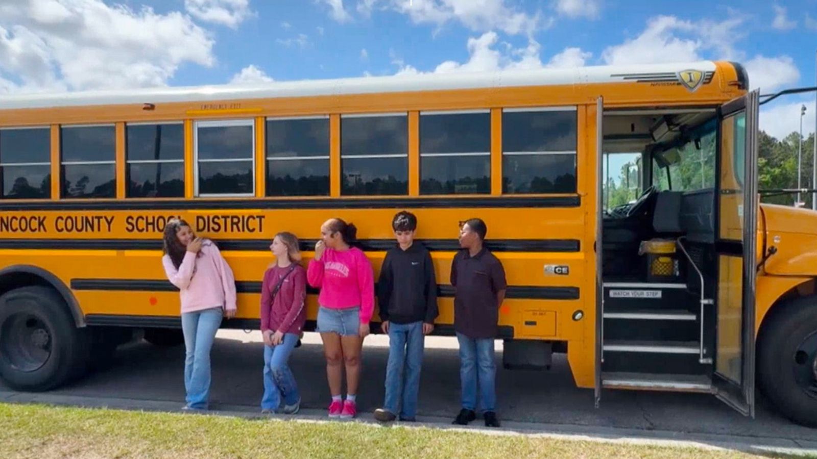 Students stop bus after driver's medical emergency