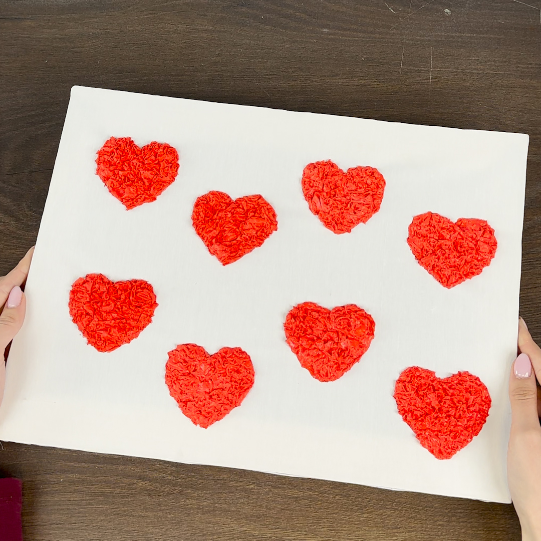 A fun and easy heart art project 🖍️💖