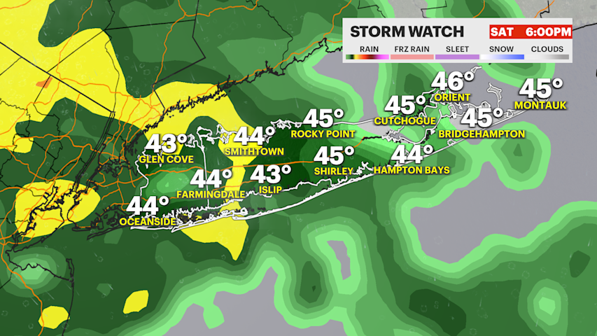 Storm watch: A few showers overnight ahead of a wet and cooler weekend