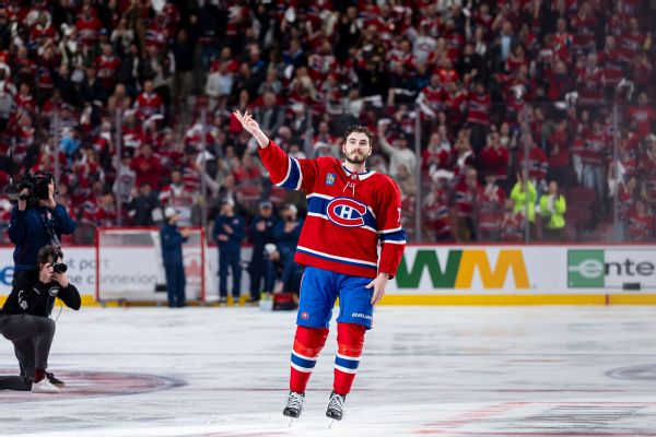 Kirby Dach feels fan support, scores in Canadiens' Game 3 win
