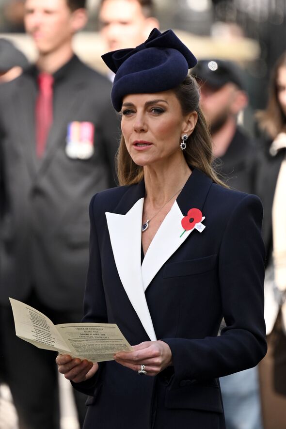 Princess Catherine steps out in London to mark Anzac Day