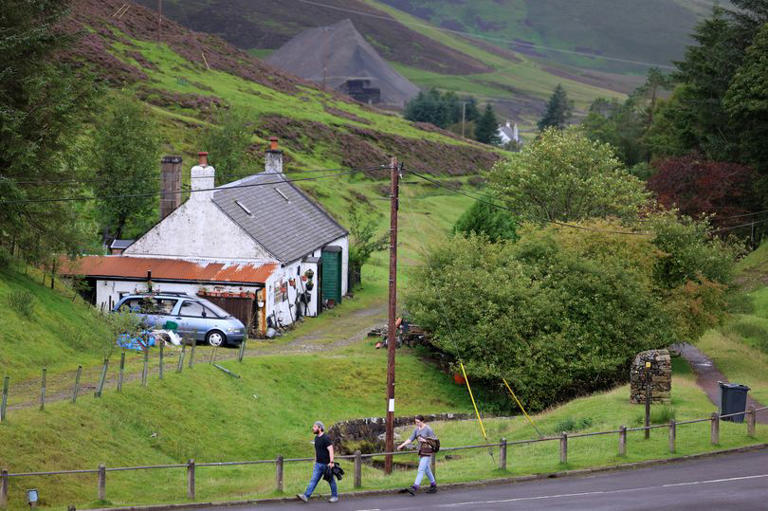 Scotland's highest village with underground cave and pub offering ...