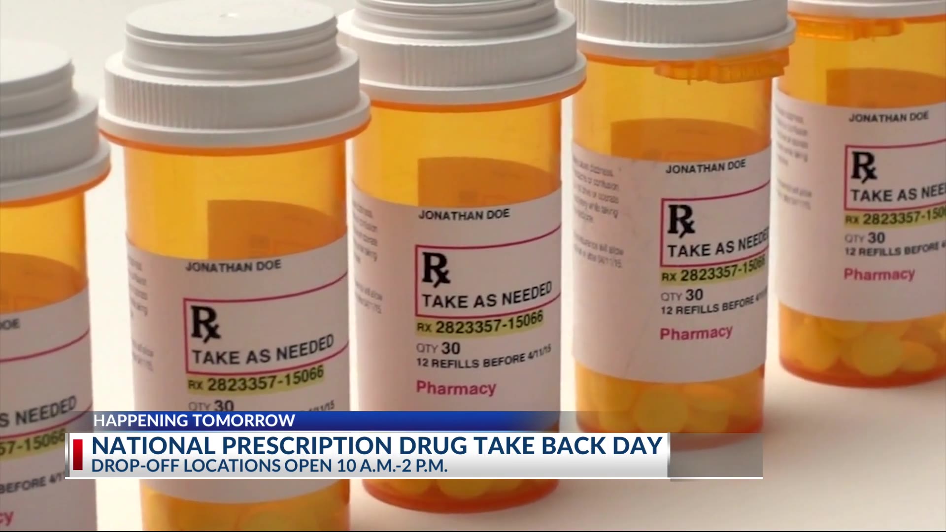 National prescription drug take back day returns