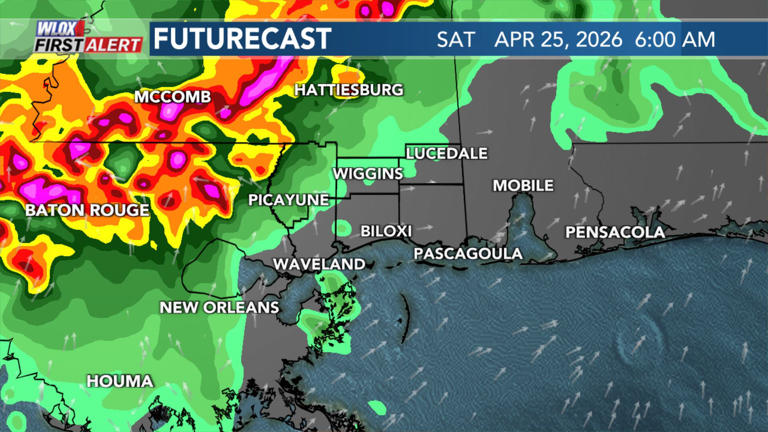 WLOX First Alert Weather team monitors severe storms across the coast