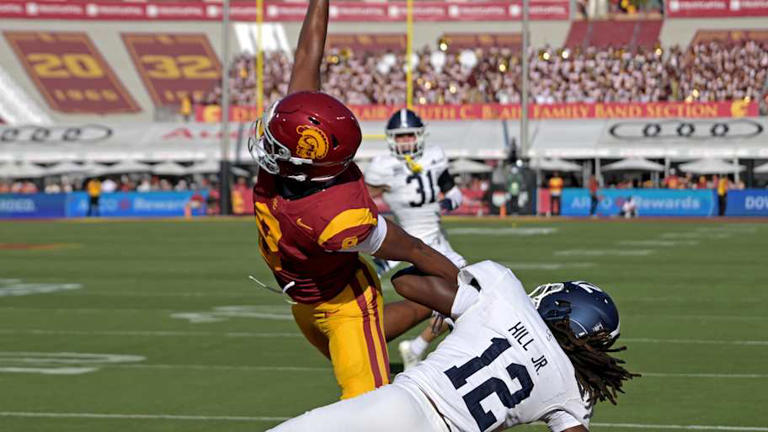 The legacy Trojans receiver Ja'Kobi Lane leaves at USC