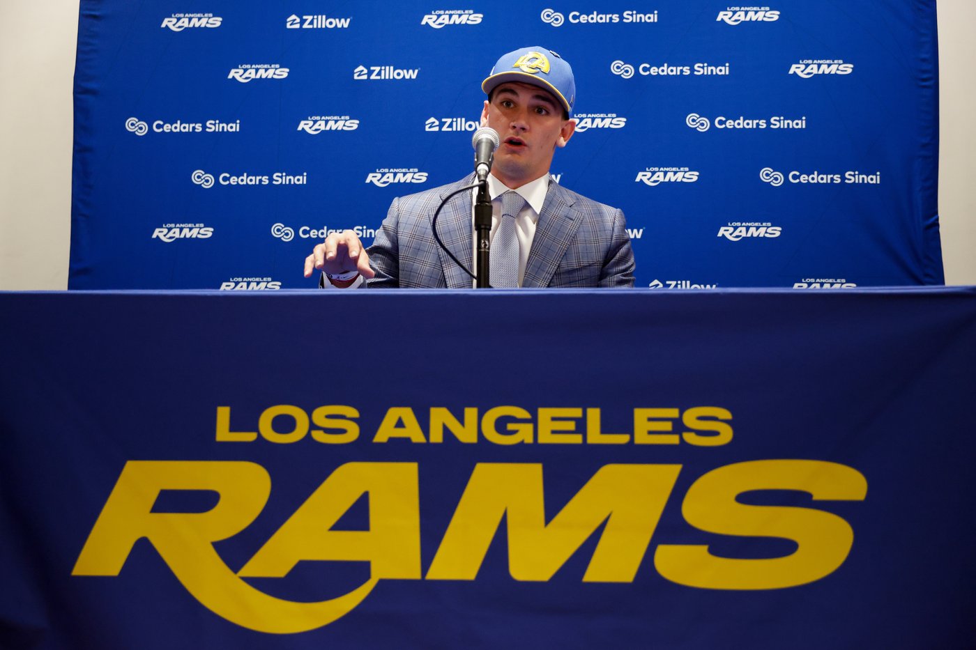 Sean McVay says he's thrilled, not mad, about the Rams' stunning draft ...