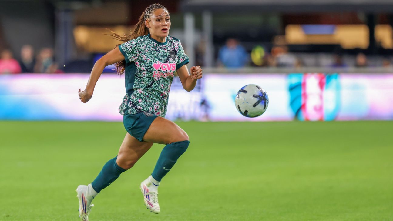 Trinity Rodman scores season's first as Spirit crush Current