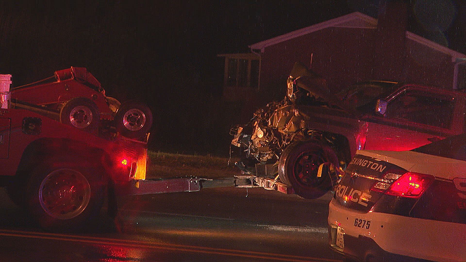 4 hospitalized in overnight Lexington crash