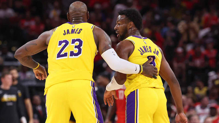 Lakers’ LeBron James opens up about unreal alley-oop to Bronny in Game ...