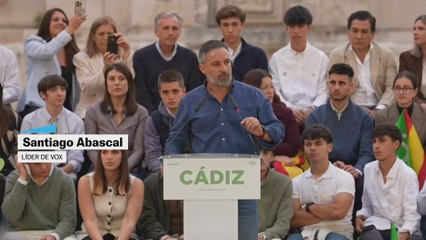 Abascal llama "mierda" a Sánchez y "rata" a Marlaska