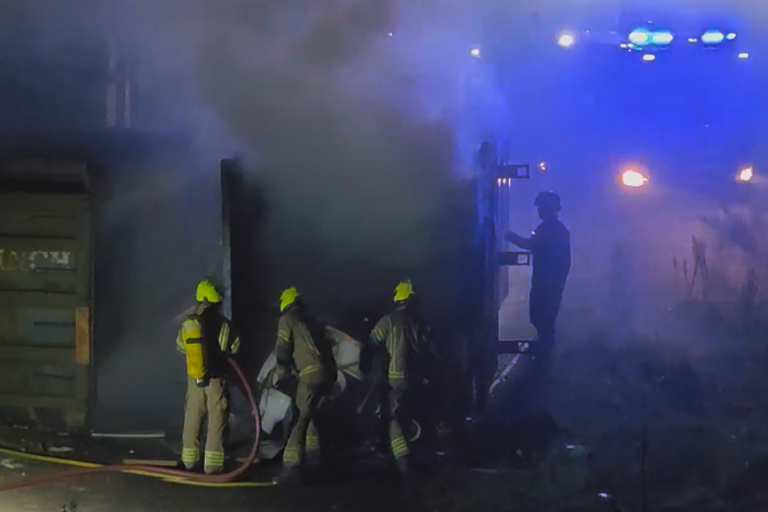 Quiet West Lothian street engulfed by smoke as blaze breaks out in ...